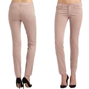 AG Adriano Goldschmied The Prima Mid Rise Cigarette Pant Size 24R Blush Pink